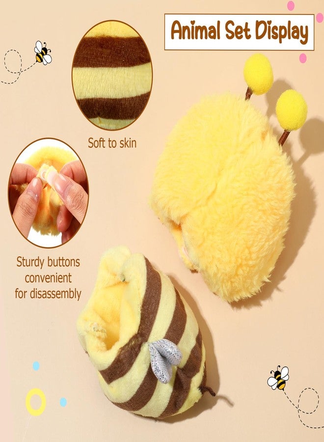 ملابس سيمجوينج بي للدمى الصغيرة مقاس 10 سم، إصدار 4.0، إكسسوارات ملابس رائعة، قبعة نحلة، زي كاواي، ملابس على طراز الحيوانات (بدون دمية). - Image 3